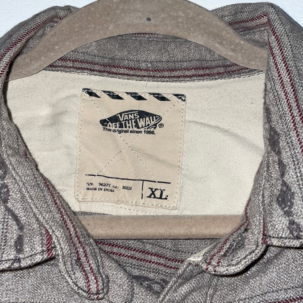 Vans Long sleeve button up shirt